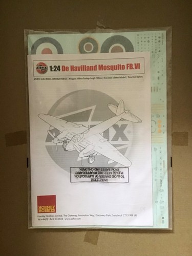 Airfix 1:24 De Havilland Mosquito FBVI Model Kit A25001A Factory Sealed Bags - Picture 11 of 11