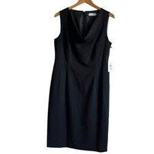 Calvin Klein NWT Size 12 Black Professional Work Wear Dress
