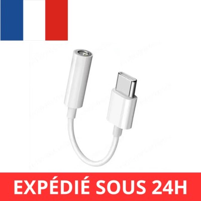 EVOMIND V2 Adaptateur USB Type C Vers Jack 3.5mm Femelle 10CM Cable