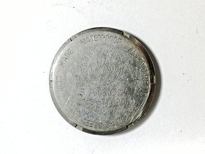 Fondo Luneta Tapa reloj CAUNY PRIMA 1950 JG Stainless Steel back 30mm diam