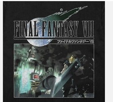 Vintage Inspired Final Fantasy VII Shirt Black - Cloud Strife Final Fantasy 7 Sh
