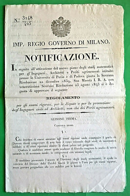 EE578-LOMB. Veneto Milano - Regulation Exams Architects Engineers