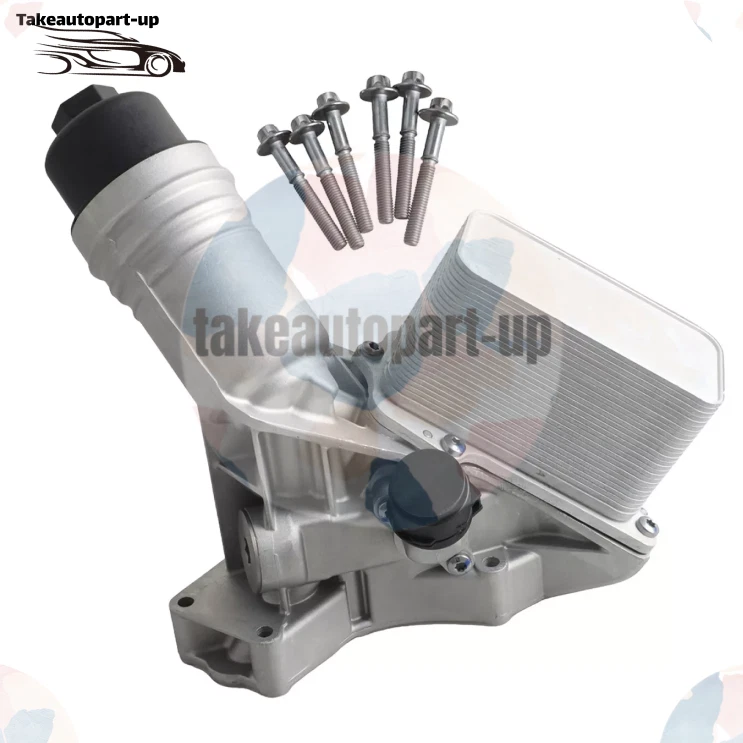 Engine Cooler Oil Filter Housing for BMW X6 X5 X4 X3 2018-2023 L6 3.0L New - Image 4 of 4