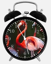 Flamingos Alarm Desk Clock 3.75" Home or Office Decor W132 Nice For Gift