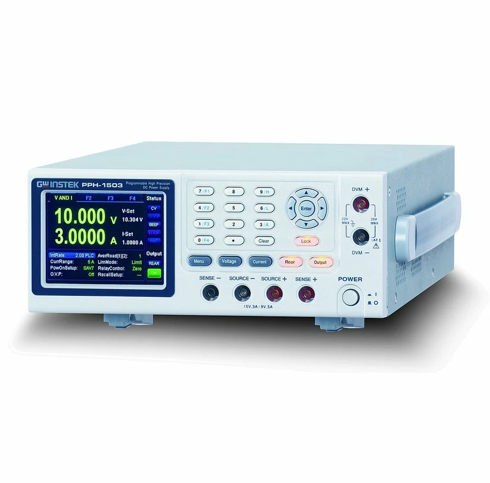 GW Instek PPH-1503 Dual Range DC Power Supply 9V 5A 45W - Image 3 of 4