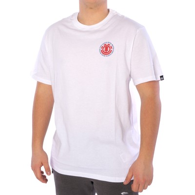 Element Seal BP SS T-Shirt Heren Shirt weiß 39031