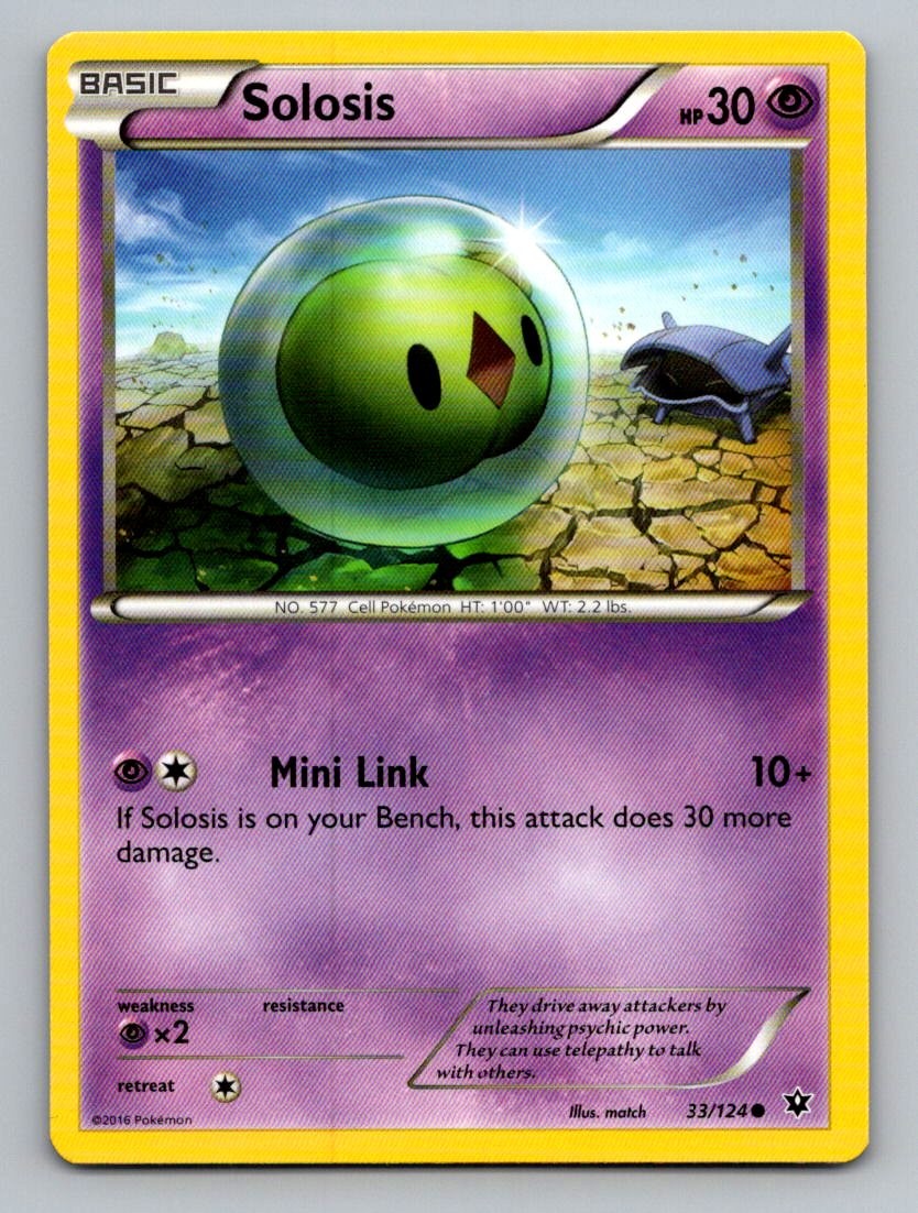 Solosis 33/124 Common Fates Collide Pokemon Lightly Played