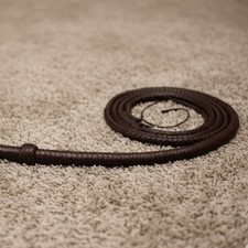 INDIANA JONES BULLWHIP HUNTER BROWN 100 % REAL LEATHER  4 to 16 ft Bull Whip