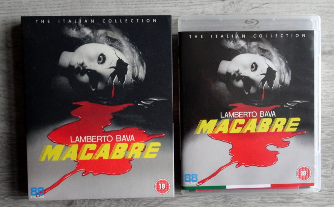 88 Films Blu Ray  Macabre w/ Slipcover & Booklet Lamberto Bava