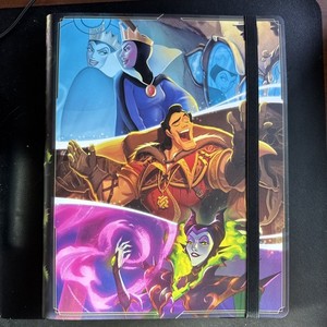 Disney Lorcana Villains 9 Pocket Binder Portfolio Costco Bundle Holds 252 Cards