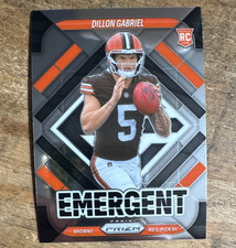 2025 Panini Prizm Emergent Dillon Gabriel #18 Rookie Insert Browns