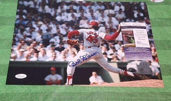 Bob Gibson MLB Original Autographed Photos for sale | eBay