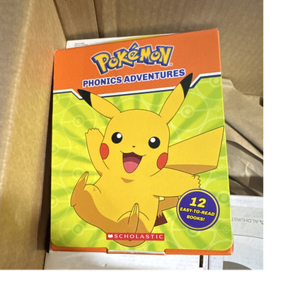 Pokémon Phonics Adventures Scholastic Box Set 12 Easy-to-Read Books Ages 4-8