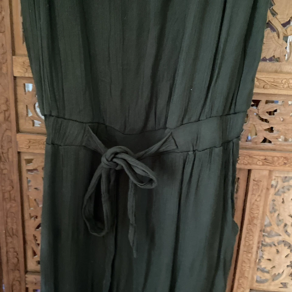 Derek Heart Hunter Green Jumpsuit Size M - Image 3 of 4