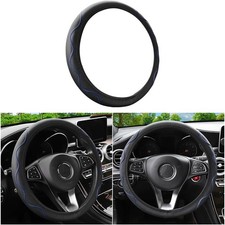 Elastic Stretch Car Steering Wheel Cover Soft Vehicle Steer Wheel Blackblue