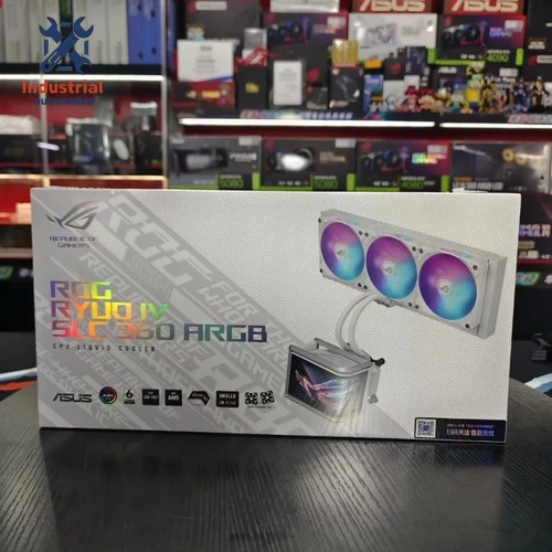 ASUS ROG RYUO IV 360 White ARGB AIO Liquid CPU Cooler 360mm Radiato Free Shiping