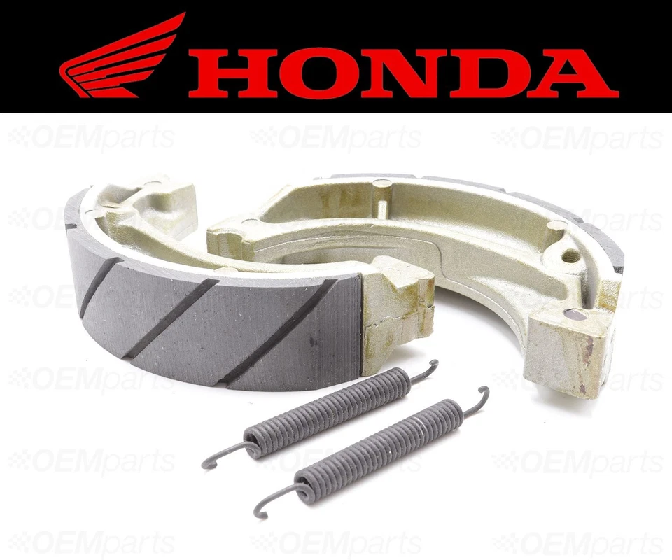 Set of (2) Honda Water Grooved REAR Brake Shoes and Springs #06430-KT0-305 - Image 3 of 4