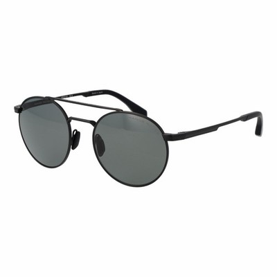 Range Rover Sonnenbrille RRS101 BLK 51 Herren Schwarz Titan Polarisiert UV-Schutz