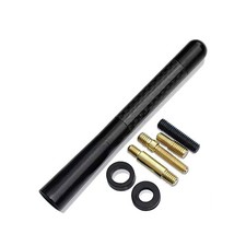 4.7" Car Short Audio Radio Stubby Antenna Replacement Carbon Fiber For Truck