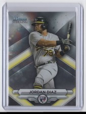 2023 Bowman Sterling Jordan Diaz Rookie Oakland Athletics #BSR-10