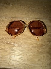 Vintage Sunglasses Frame France Greenelle Pierre Cardin Amber Frames ONLY
