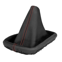 Schaltsack Schaltmanschette Passend FüR BMW 3Er E30 E36 5Er E34 Schwarz Rot