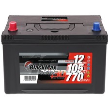 BlackMax ASIA 105-11 12V 105Ah 770A/EN Autobatterie Pluspol links