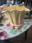 Vintage Mccoy Fan Shape Vase