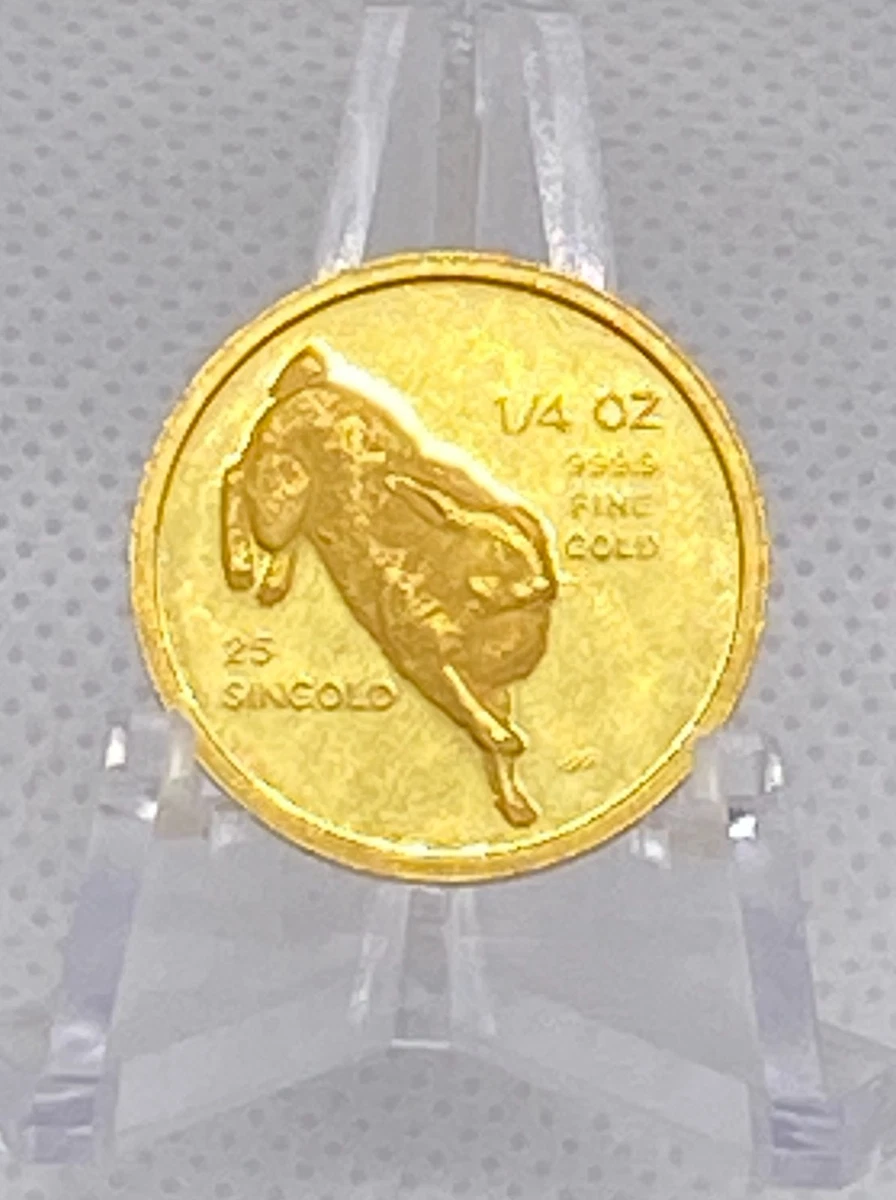 新加坡铸币厂未经认证金币| eBay