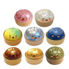 Five Below Mystery Squishy Bun Dumpling RARE GLITTER Limited Edition