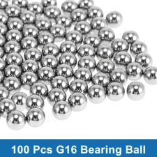 6.7mm Bearing Ball Bearing Steel G16 Precision Ball Silver Tone 100 Pcs