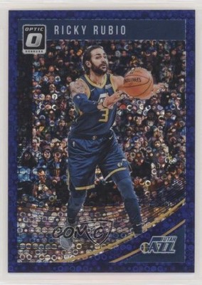2018-19 Panini Donruss Optic Fast Break Purple Prizm 42/95 Ricky Rubio #53 4a3