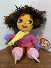 Dora the Explorer 8" Ice Skating Ty Beanie Baby
