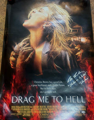 Drag Me To Hell ALISON LOHMAN  Signed Original DS Poster JSA 27x40