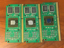 Intel Pentium ii PB 713539-001 Slot 1 Vintage Retro Gaming Slot CPU lot of 3