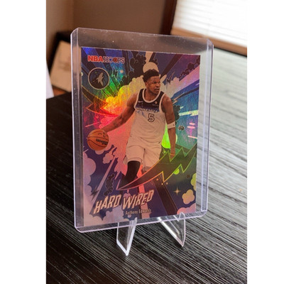 Topps NBA Hoops Hard Wired Anthony Edwards HW-4 Insert Timberwolves Card