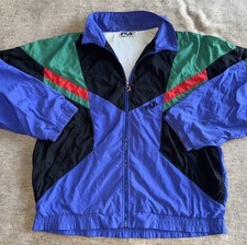 Vintage FILA Colorblock Track Jacket Made In Italy Size 40