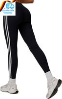 Kikimink Damen Sporthose Yoga Gym Slim Fit Leggings Hohe Taille Nahtlose Bauchwe