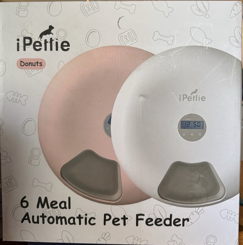 6 Meal Automatic Pet Feeder Food Dispenser Digital Timer Music (original $50)