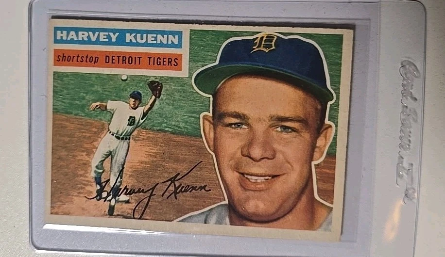Juego de béisbol 1956 Topps Break - 10 tarjetas, respaldo gris, sin pliegues Foto 4 de 4