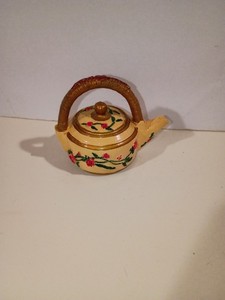Vintage Nini Resin Mini Teapot Antique Collectible Decorative