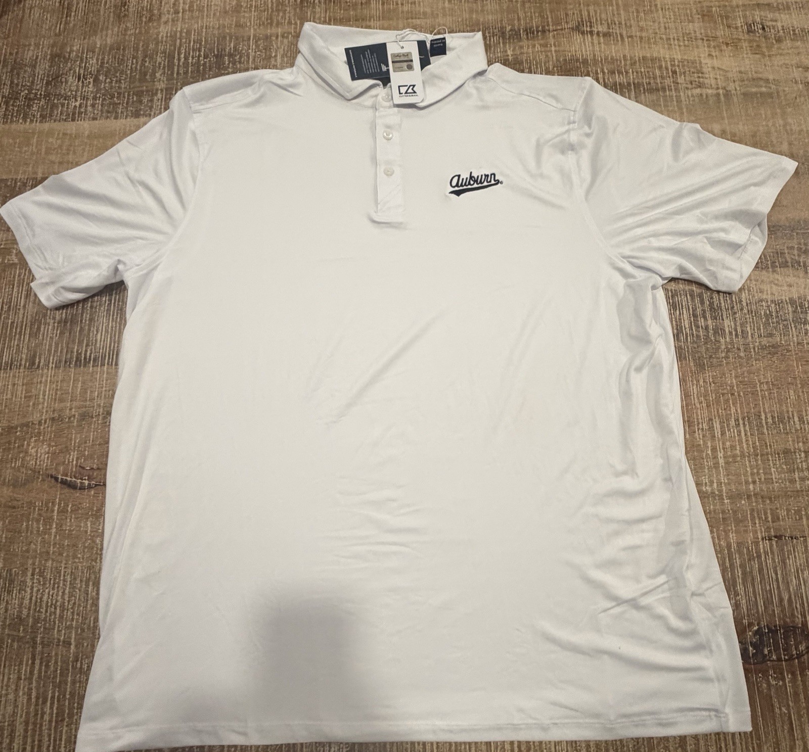 Auburn Tigers Cutter Buck Men’s XL Coastline Comfort Polo NWT