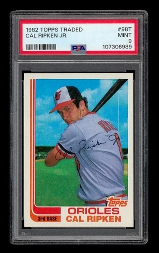 1982 Topps Traded Set-Break # 98T Cal Ripken Jr. PSA 9 MINT