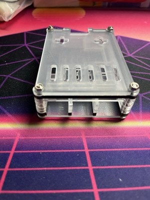 Raspberry Pi 4 Model B Acrylgehäuse mit Aluminium-Kühlkörper & Lüfter
