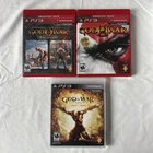 God Of War PS3 Game Bundle - GOW 3, Collection, & Ascension CIB near mint shape
