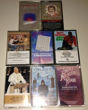 Lot of 8 Rare Christmas Religious Audio Cassette Tapes- Used - Mint