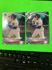 (2) 2020 BOWMAN CHROME JASSON DOMINGUEZ GLIMPSES OF GREATNESS LOT ~ #GOG-JD