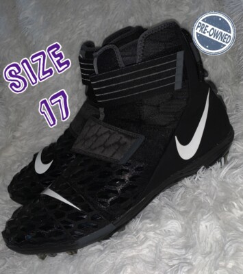 Nike Force Savage Elite 2 Football Cleats AH3999-001 Black Men\'s Size 17 Nike Force Savage Elite 2 Football Cleats Black White AH3999  main image 4