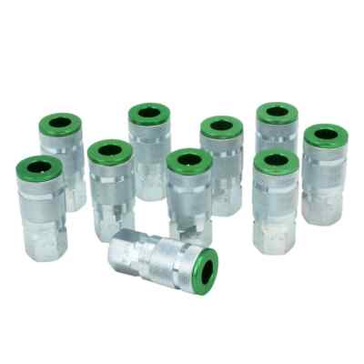 Milton   Couplers (A-Style, Green) - 1/4'' FNPT (Box of 10)
