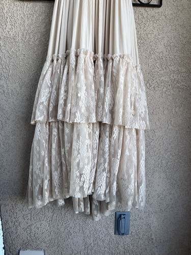 Joyfolie Mia Joy Girls Tiered Maxi Dress Size 12 - Beige - Picture 4 of 11